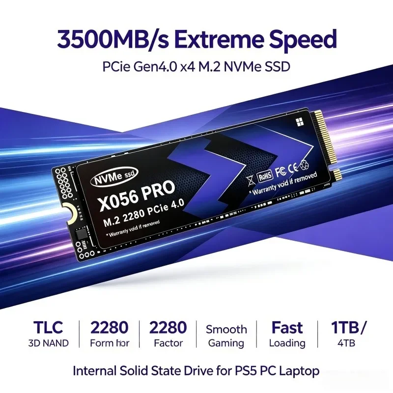 X056 PRO M.2 NVMe SSD 500GB 1T - M.2 Nvme 4Tb Pcie 4.0 Ssd ulasan dan harga