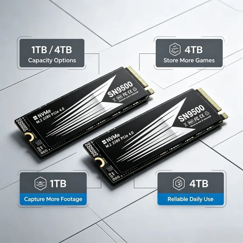 High Speed SN9500 PCIe 4.0 Gam - M.2 Nvme 4Tb Pcie 4.0 Ssd ulasan dan harga