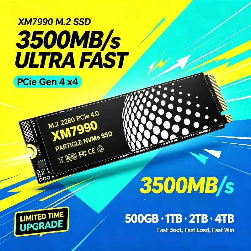 XM7990 M.2 NVMe SSD 500GB 1TB  - M.2 Nvme 4Tb Pcie 4.0 Ssd ulasan dan harga