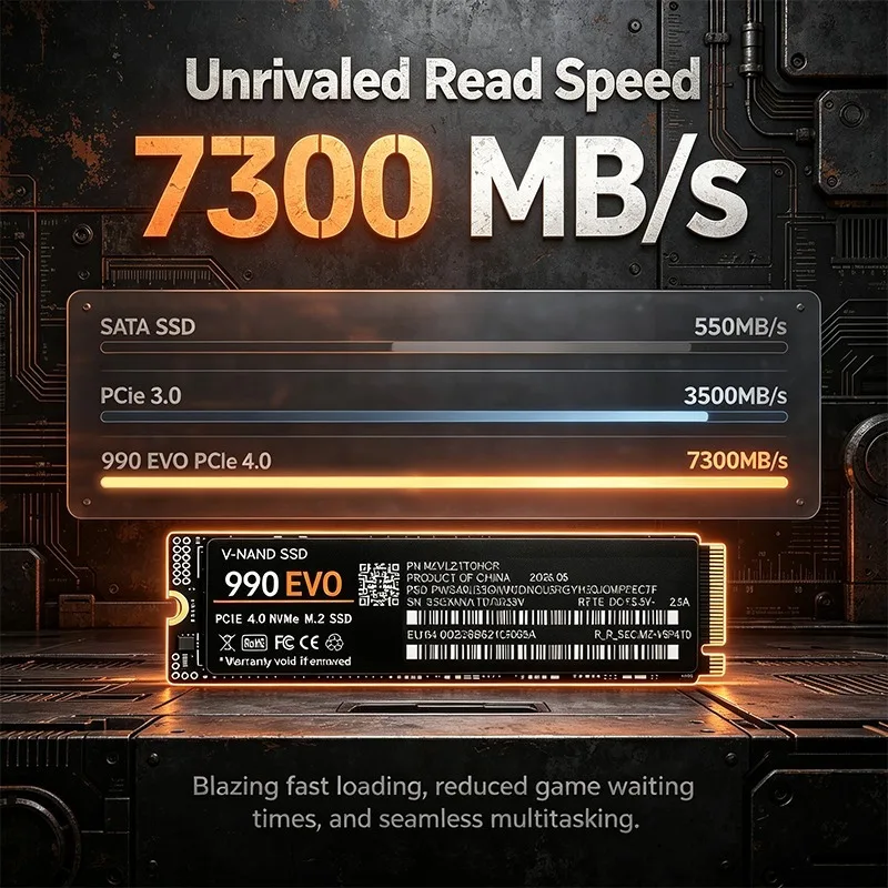 Gaming M.2 NVMe SSD 990 EVO PC - M.2 Nvme 4Tb Pcie 4.0 Ssd ulasan dan harga