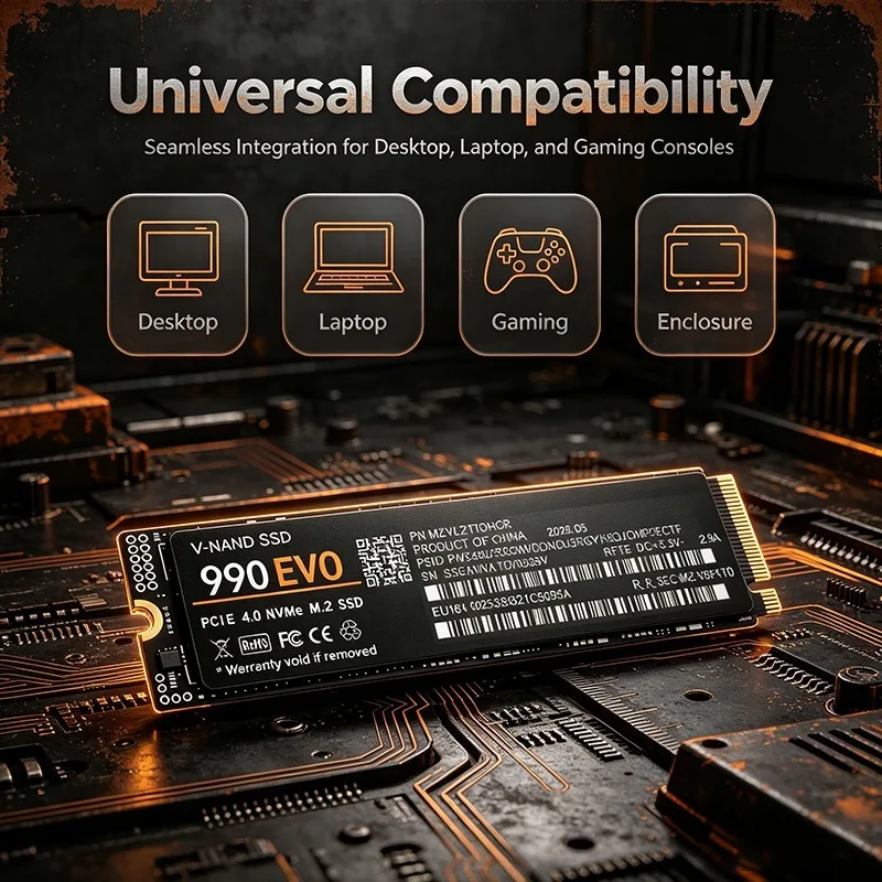 Gaming M.2 NVMe SSD 990 EVO PC - M.2 Nvme 4Tb Pcie 4.0 Ssd ulasan dan harga