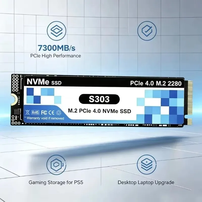 Original S303 M.2 NVMe Interna - M.2 Nvme 4Tb Pcie 4.0 Ssd ulasan dan harga