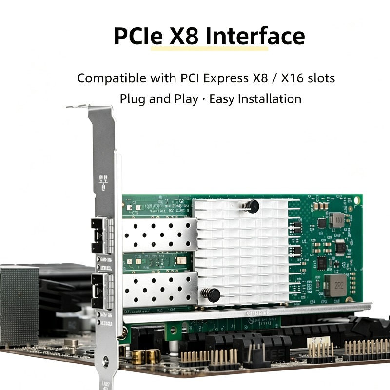 X520-DA2 82599EN 10G SFP+ Dual - 10Gb Sfp+ Pcie Network Card Dual Port ulasan dan harga