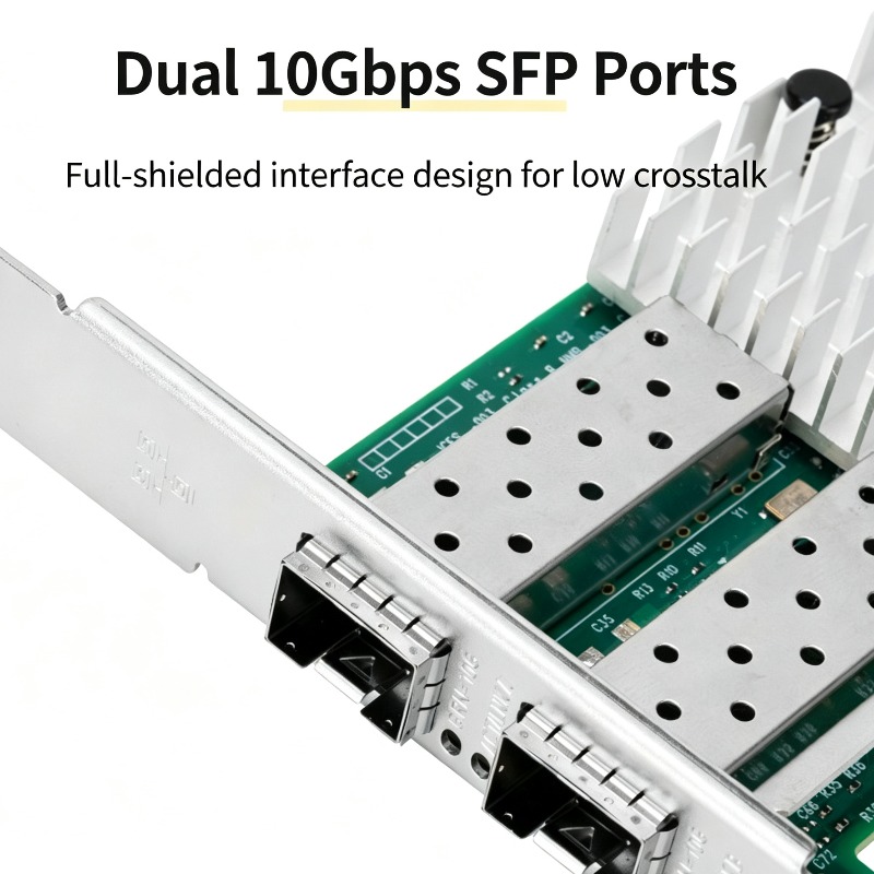 X520-DA2 82599EN 10G SFP+ Dual - 10Gb Sfp+ Pcie Network Card Dual Port ulasan dan harga