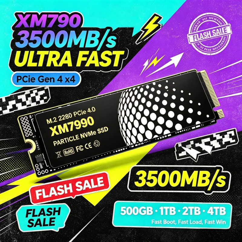 XM7990 M.2 NVMe SSD 500GB-4TB  - M.2 Nvme 4Tb Pcie 4.0 Ssd ulasan dan harga