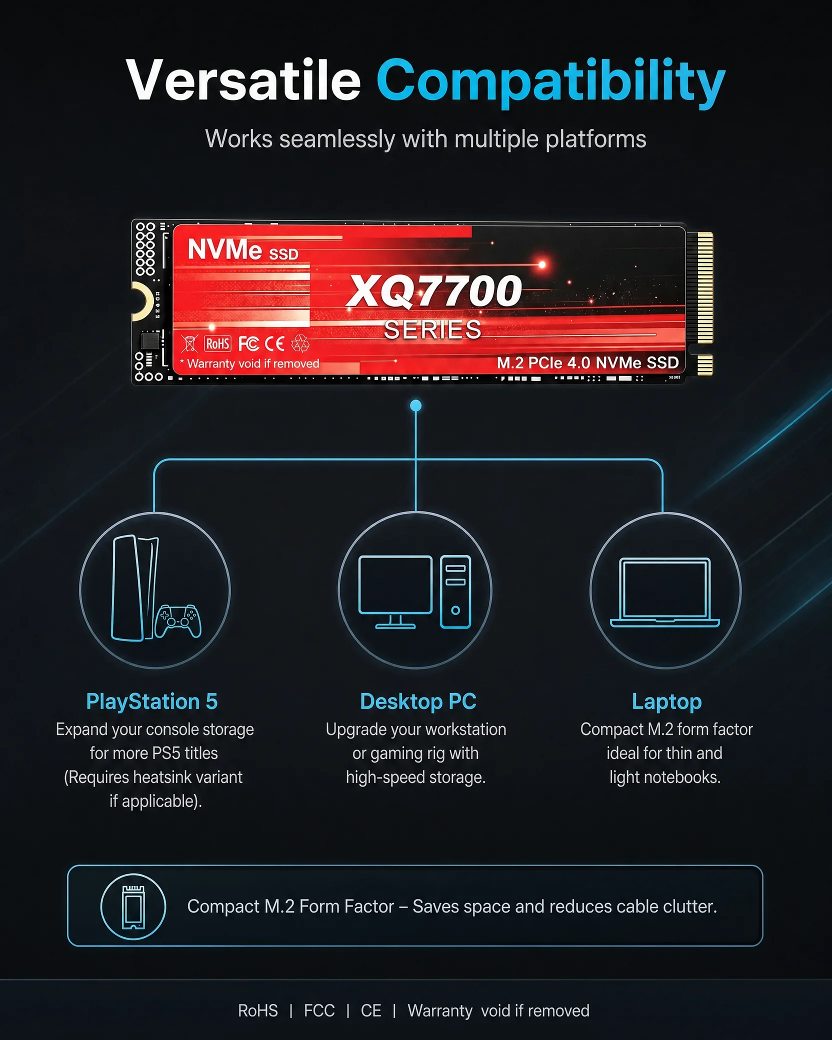 XQ7700 2TB 4TB SSD M.2 NVMe In - M.2 Nvme 4Tb Pcie 4.0 Ssd ulasan dan harga